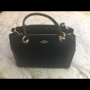 NWT COACH BROOKE CARRYALL, BLACK, F25397